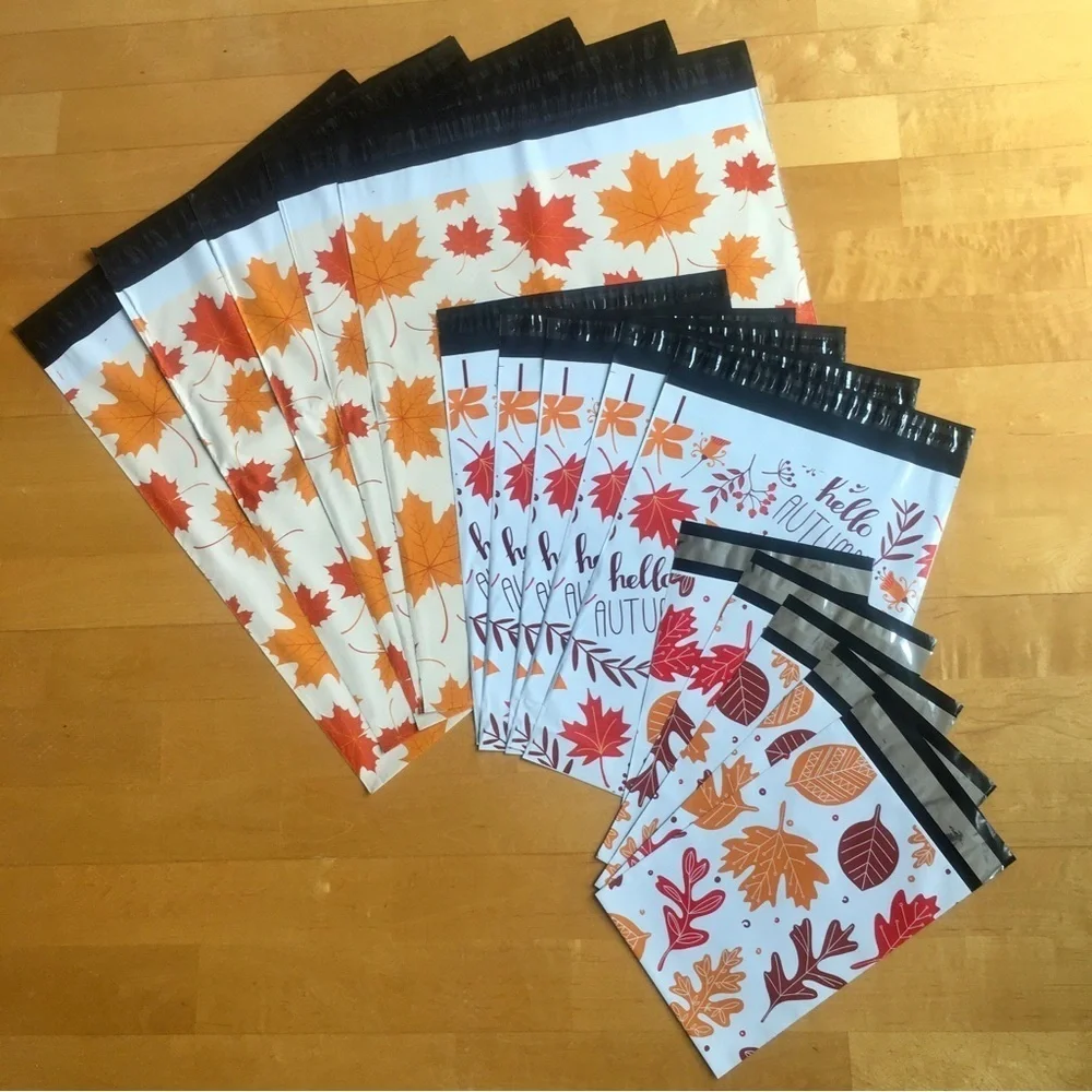 15 Count Polymailer Size Variety Bundle - FALL 01 (5/6x9 + 5/10x13 + 5/14x19)